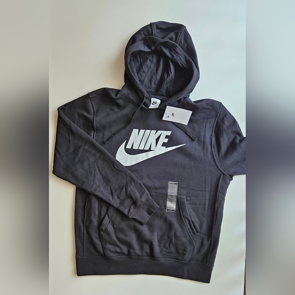 NEW! Nike Pullover Hoodie Black Large Men